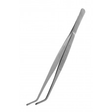 Stainless Steel Feeding Tongs Curved 25 cms long