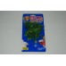 3 x Small Plastic Plants Papaya Leaf