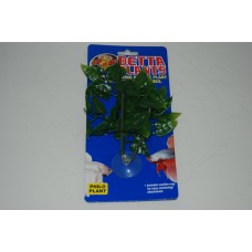 3 x Small Plastic Plants Maple Leaf