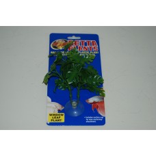 3 x Small Plastic Plants Window Leaf