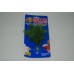 3 x Small Plastic Plants Salvia Leaf