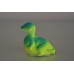 Mini Ceramic Fluoresent Dinosaurs x 3 