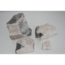 Natural 4 x Grey Melaleuca Thin Line Rock